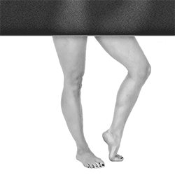 Animierte Aufstellungsstudie von Tänzerin 03 des Ensembles 12+1 in NIEMALS NIE, gestaltet von Hans Kahlmopz