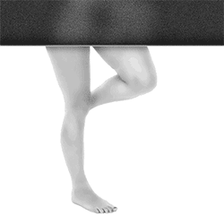 Animierte Aufstellungsstudie von Tänzerin 04 des Ensembles 12+1 in NIEMALS NIE, gestaltet von Hans Kahlmopz