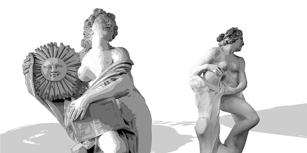 © H.K. / Frauentag im Barockgarten01 Sculpture Baroque Garden 2003 - 01