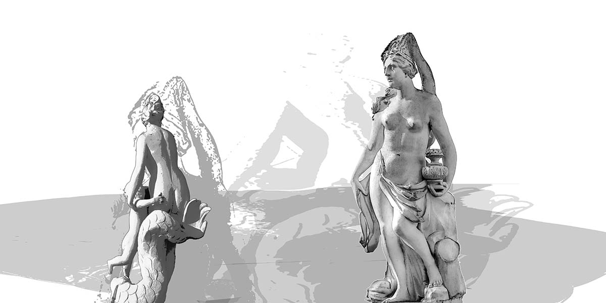 © H.K. / Frauentag im Barockgarten02 Sculpture Baroque Garden 2003 - 02